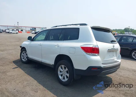 2012 Toyota Highlander Se из США, поврежденный, VIN 5TDBK3EH3CS094606